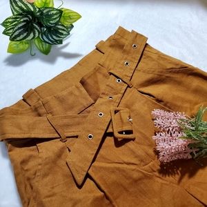 Shinestar High Waist Belted